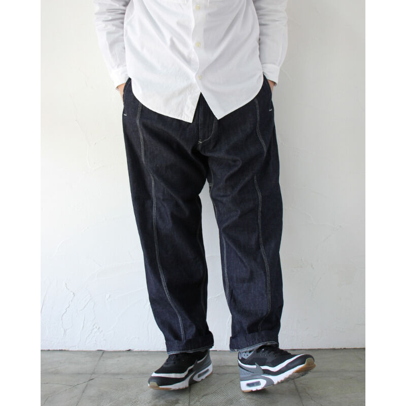 Tigre Brocante ティグルブロカンテ 8ozデニムボルダーパンツ #インディゴ 【...