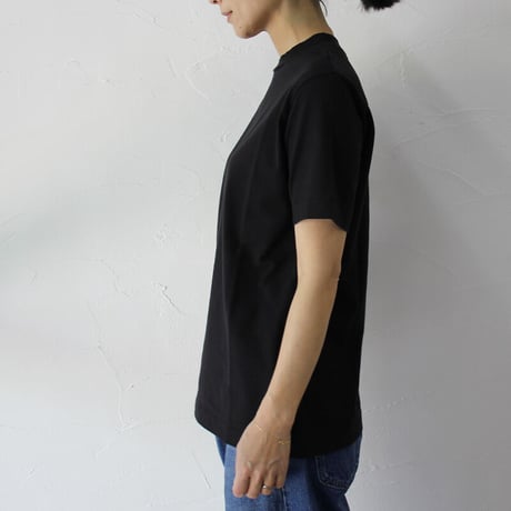 homspun ホームスパン　40/2天竺半袖Tシャツ　#サラシ、チャコール、ブラック