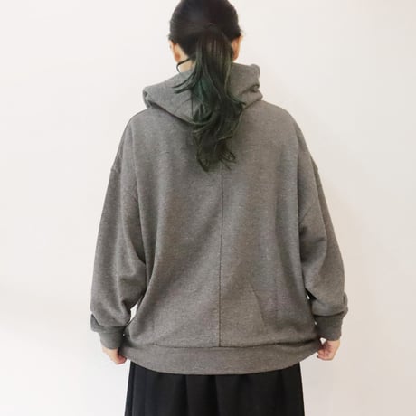 LinenYa リネンヤ　ヤク混パーカー　#チャコール、グレー、オートミール