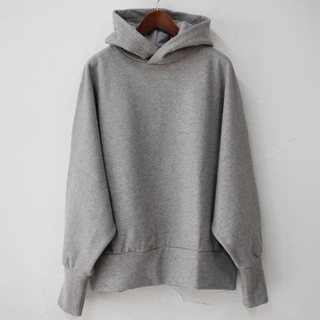 **またまた再入荷** Linenya リネンヤ　コットンスウェットドルマンパーカー　#TOPグレー