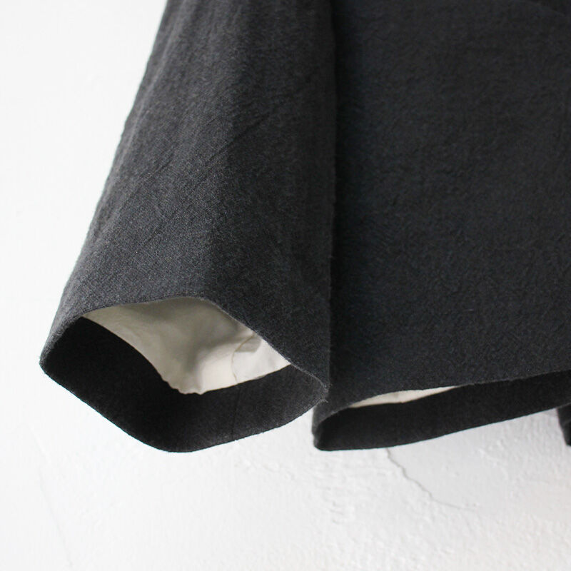 再入荷** MAGALI マガリ リネンウールクラシックジャケット #カーキ