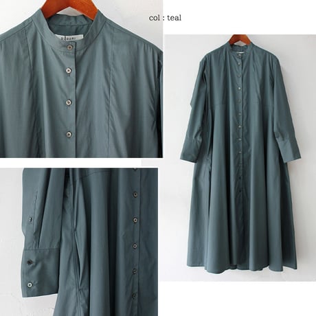 **再入荷** SUSURI ススリ　キグナスドレス　#black , teal 【送料無料】
