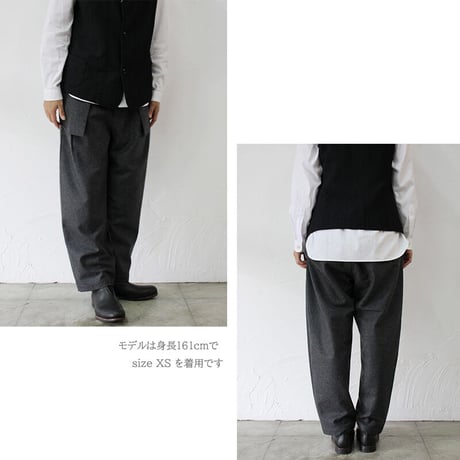 ASEEDONCLOUD アシードンクラウド Wedding Loden Spriggan Trousers #Dark Grey【送料無料】