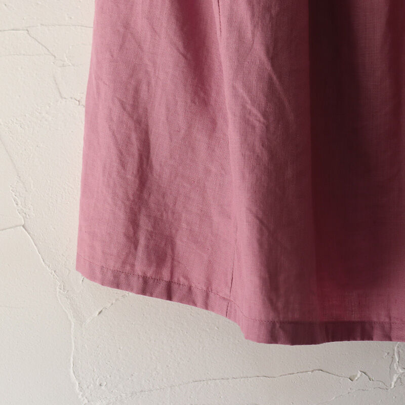 homspun ホームスパン リネンバイオフリルポケットギャザー