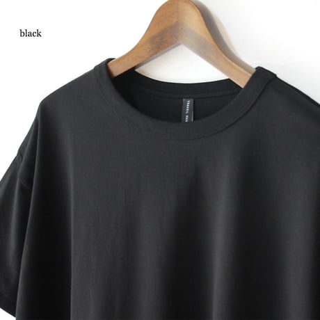 **再入荷** TRAVAIL MANUEL トラバイユマニュアル　ミディ天竺バックフレアTシャツ