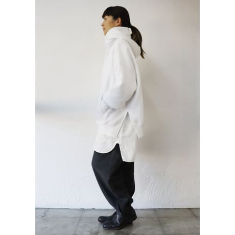 CAERULA カエルラ　TC sweat BIG hoodie 裏起毛スウェットBIGパーカー  #ホワイト、ブラック　【送料無料】