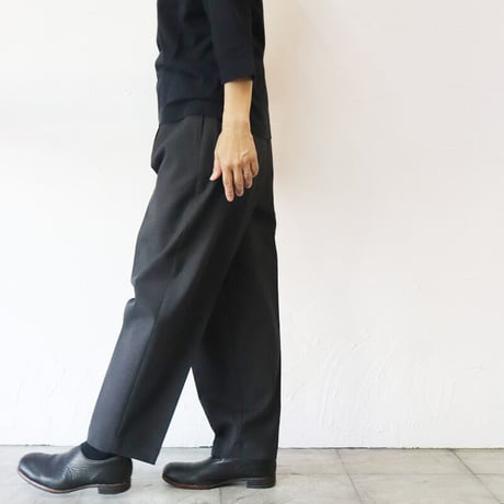 TRAVAIL MANUEL トラバイユマニュアル　T/Rツイルズートパンツ　#チャコールグレー、ブラック　【送料無料】
