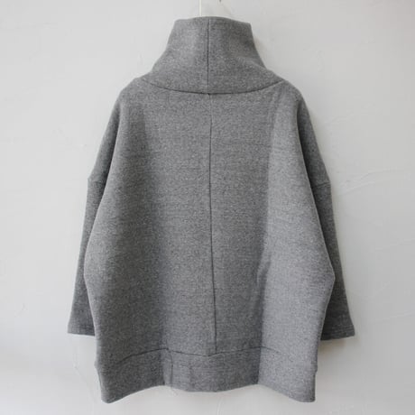 **またまた再入荷** Linenya リネンヤ　裏起毛ボリュームネックプルオーバー　#グレー　【送料無料】