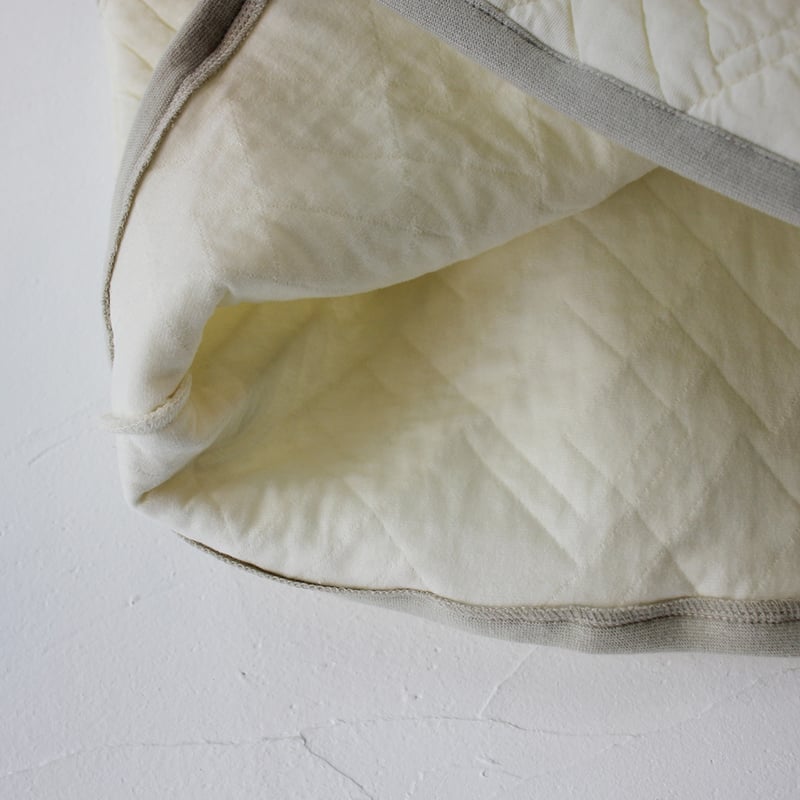 またまた再々入荷**Linenya リネンヤ キルティングベスト #アイボリー