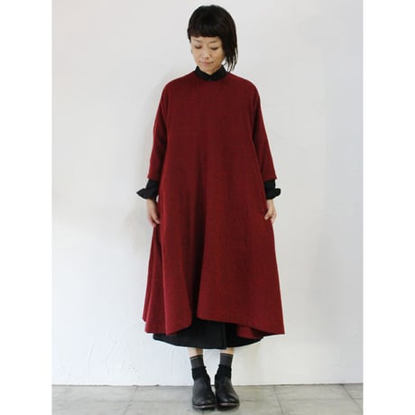 **ラスト一点再入荷**susuri ススリ　フリッパーワンピース　♯red　【送料無料】