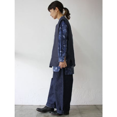 SUSURI ススリ　ディグベスト　#navy , khaki , celadon 　【送料無料】
