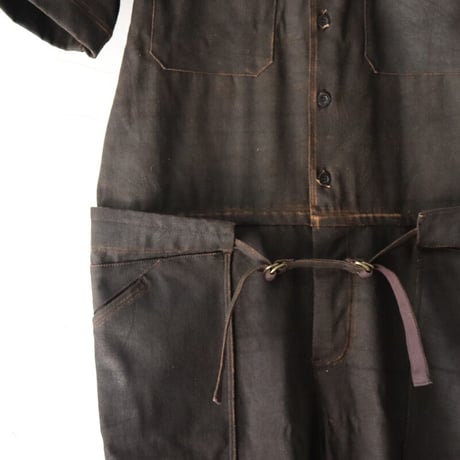ASEEDONCLOUD アシードンクラウド　Immunity cloth Crafter jumpsuit　#dark brown 　【送料無料】