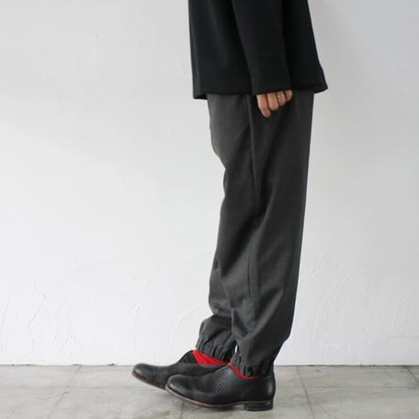 TRVAIL MANUEL トラバイユマニュアル　T/Rツイルカフパンツ　#チャコールグレー、ブラック　【送料無料】