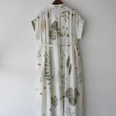 ASEEDONCLOUD アシードンクラウド plant memories print assimilate plants dress  #off white