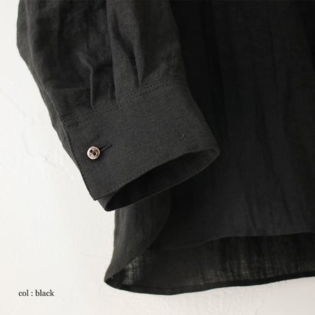 SUSURI ススリ　ハルシャツ　＃off white , black　【送料無料】