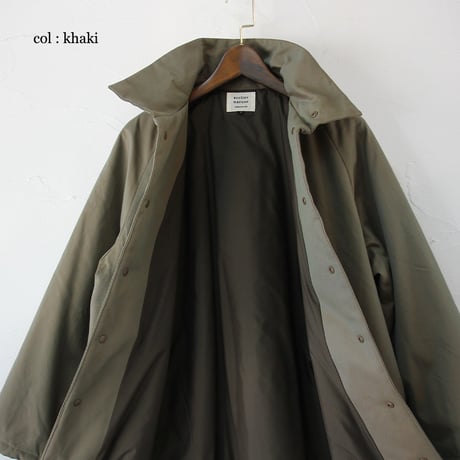 **2025a/w分到着**atelier naruse アトリエナルセ　cotton batting coat　コットン中綿コート　【送料無料】