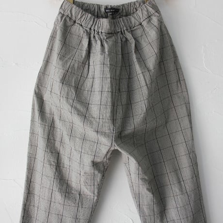 **サイズ欠け再入荷** TRAVAIL MANUEL トラバイユマニュアル　C/Lチェックワッシャーフルサドルパンツ　【送料無料】