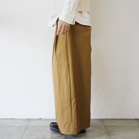 ASEEDONCLOUD アシードンクラウド　Sail cloth Jyunreika trouser #camel 【送料無料】