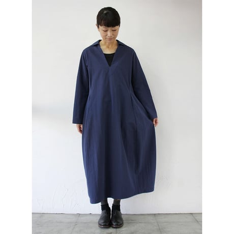 SUSURI ススリ　コクスンドレス　＃prussian blue【送料無料】