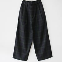 TRAVAIL MANUEL トラバイユマニュアル　トロチェック2タックトラウザーズ　#ブラックウォッチ