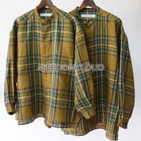 ASEEDONCLOUD アシードンクラウド　Jiyusou check cloth Automata engineer shirts　#キャメル　【送料無料】