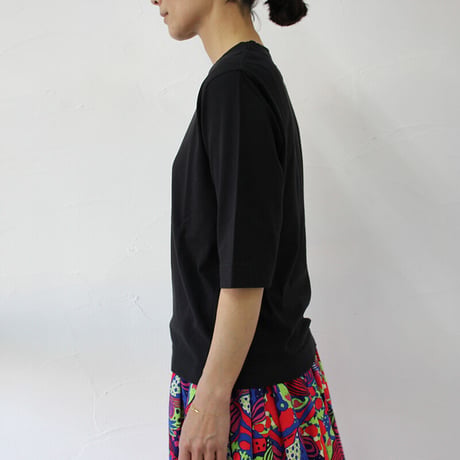 **2025秋冬分到着** homspun ホームスパン　30/1天竺6分袖Tシャツ