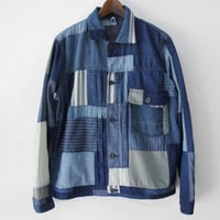 FUNSET OF ART ファンセットオブアート　IDGパッチワークジムジャケット　#インディゴ　【送料無料】