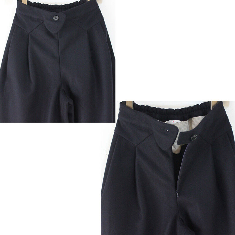 再々入荷** homspun ホームスパン ソフトフラノ2タックパンツ