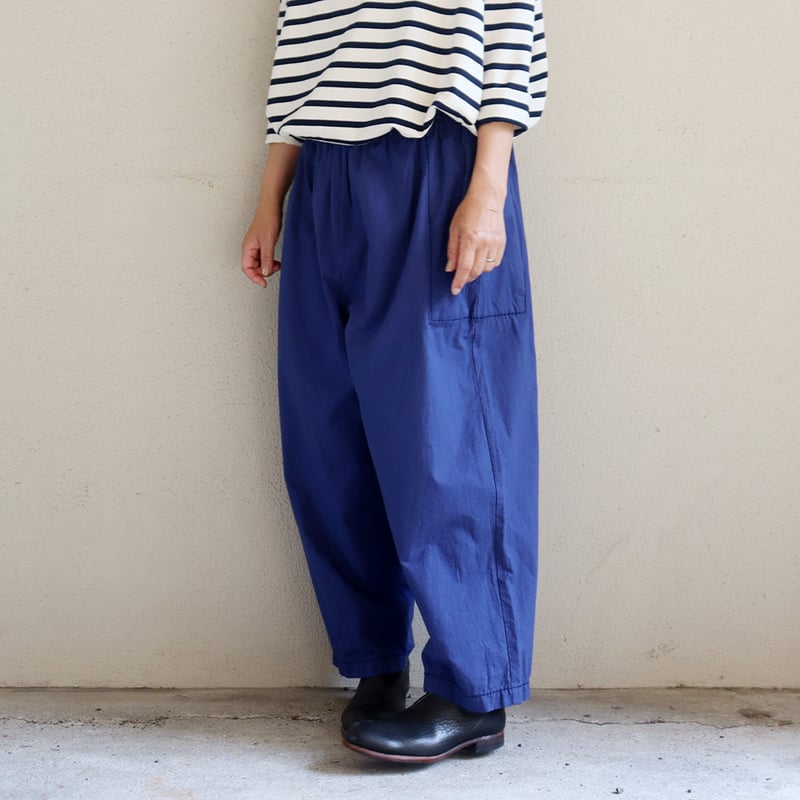 再入荷** homspun ホームスパン バルキーシーチング薄手ギャザーパンツ