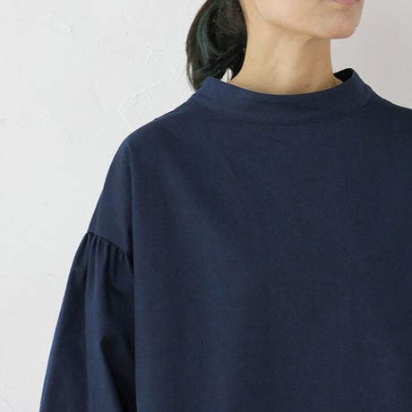 ASEEDONCLOUD アシードンクラウド　Polar night cotton Hyouryushi smock blouse #INDIGO 【送料無料】