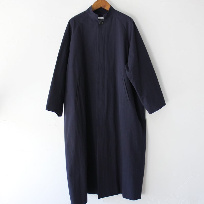 atelier naruse アトリエナルセ コットンヘンプスタンドカラーコート