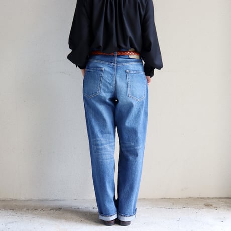 **またまた再入荷** sasanqua by trees サザンカバイツリース Wide Straight Denim ワイドストレートデニム #3years  wash 【送料無料】