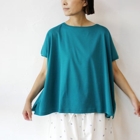 amne アンヌ　CIRCULAR RIB sleeveless gride　スリーブレスプルオーバー