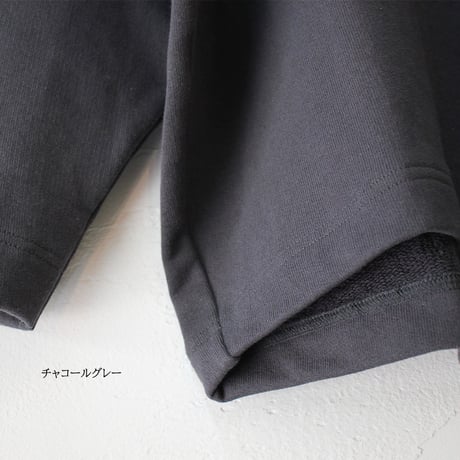 TRAVAIL MANUEL トラバイユマニュアル ヴィンテージ裏毛プルオーバー　#ヘザーグレー、チャコールグレー、サンド　【送料無料】