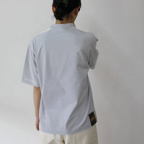 ASEEDONCLOUD アシードンクラウド HandWerker mockneck T-shirt モックネックTシャツ　#オフ白、オリーブ