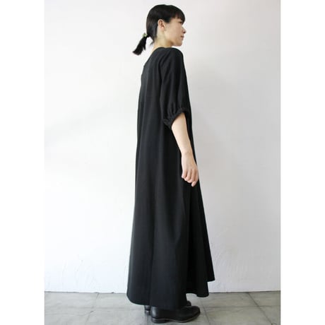 **再入荷** amne アンヌ YOKE dress ヨークドレス  #レッド、ブラック　【送料無料】
