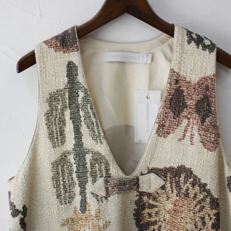 ASEEDONCLOUD アシードンクラウド Antique kilim print Forest king dress アンティークキリムプリントワンピース