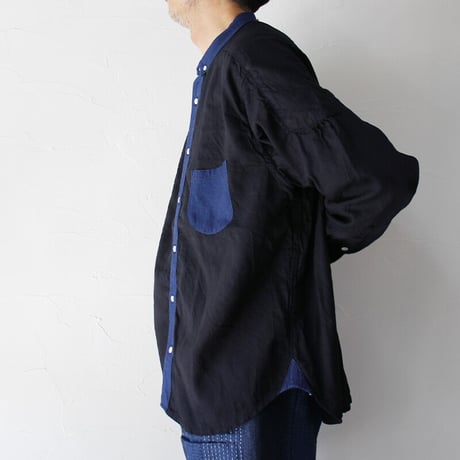 FUNSET OF ART ファンセットオブアート　IDGナローボタンダウンシャツ　#インディゴ　【送料無料】