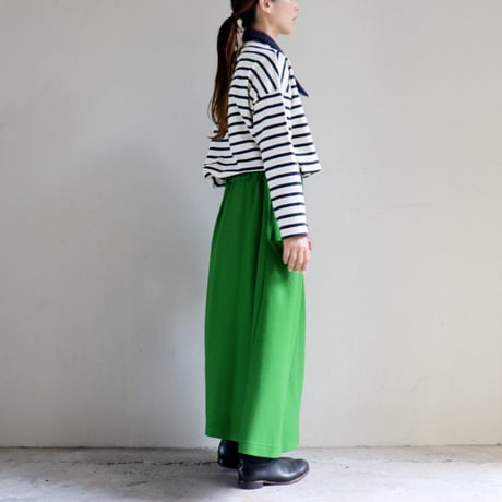 **2025秋冬分到着** atelier naruse アトリエナルセ　 wool punch gather skirt ウールポンチギャザースカート