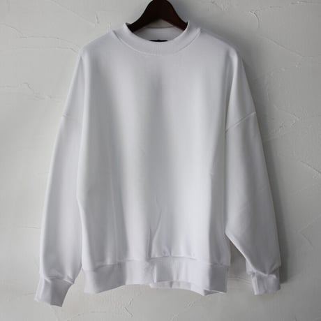 **ブラック再入荷** TRAVAIL MANUEL トラバイユマニュアル  ラスター裏毛ワイドスリーブスウェット　#ホワイト、ネイビー、ブラック　【送料無料】