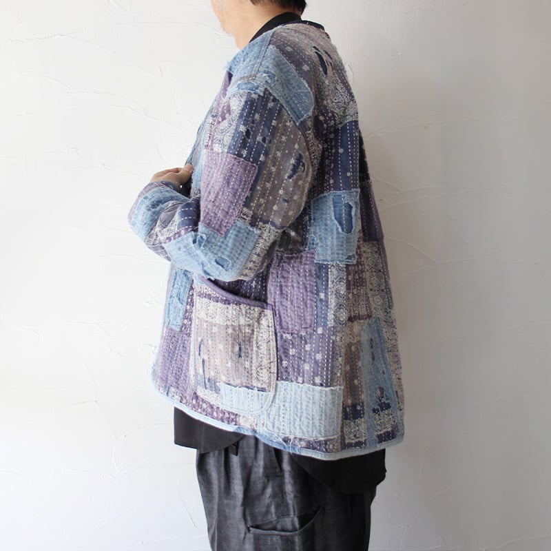 チ*ン様 FUNSET OF ART バンダナ刺し子　BORO ベスト SuKiMa別注** FUNSET OF ART ファンセットオブアート COF