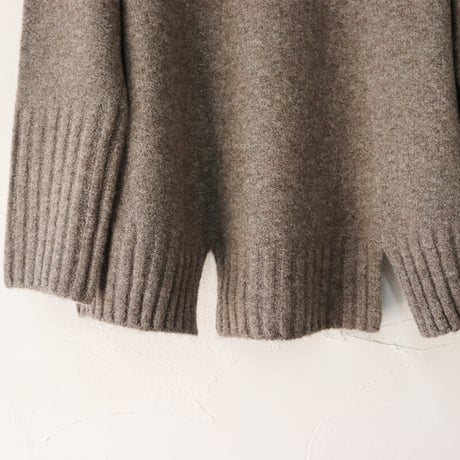 maomade マオメイド　NEWヤクフィールハイネックニット　#オフベージュ、グレージュ、オレンジ、ブラック　【送料無料】
