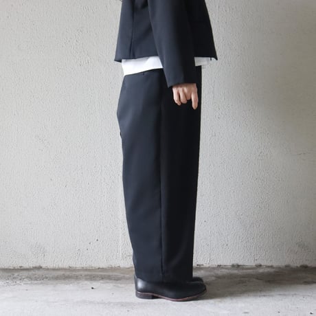 LinenYa リネンヤ　フォーマルパンツ　#ブラック