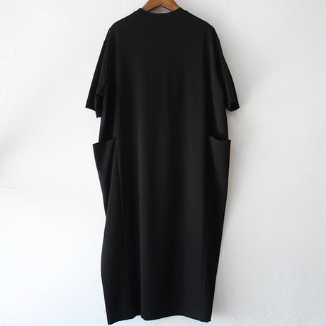 **再入荷・SuKiMs別注丈あり** atelier naruse アトリエナルセ　cotton punch box one-piece コットンポンチボックスワンピース　#ブラック