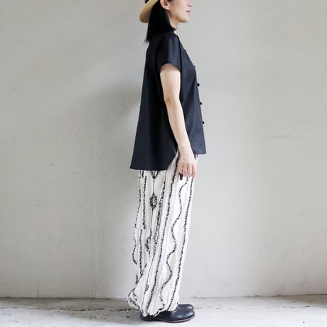 ASEEDONCLOUD アシードンクラウド　Festival cloth Kafusho trousers ＃off white　【送料無料】