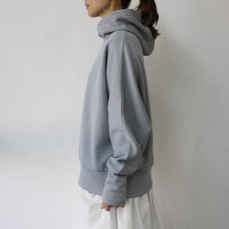 **またまた再入荷**　Linenya リネンヤ　コットンスウェットドルマンパーカー　#ピンク、サックスブルー、カーキ　【送料無料】