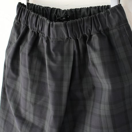 TRAVAIL MANUEL トラバイユマニュアル　T/Cチェックノームパンツ　#ブラックウォッチ