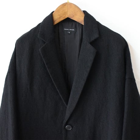 TRAVAIL MANUEL トラバイユマニュアル　W/Lミルドラスティックジャケット　#クリーム、ブラック