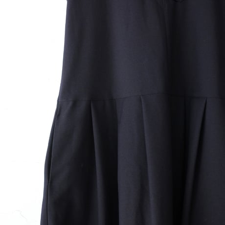 ASEEDONCLOUD アシードンクラウド　Chimney ash wool Study uniform dress #navy  【送料無料】