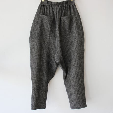 atelier naruse アトリエナルセ shetland wool linen sarrouel pants　シェットランドウールリネンサルエルパンツ